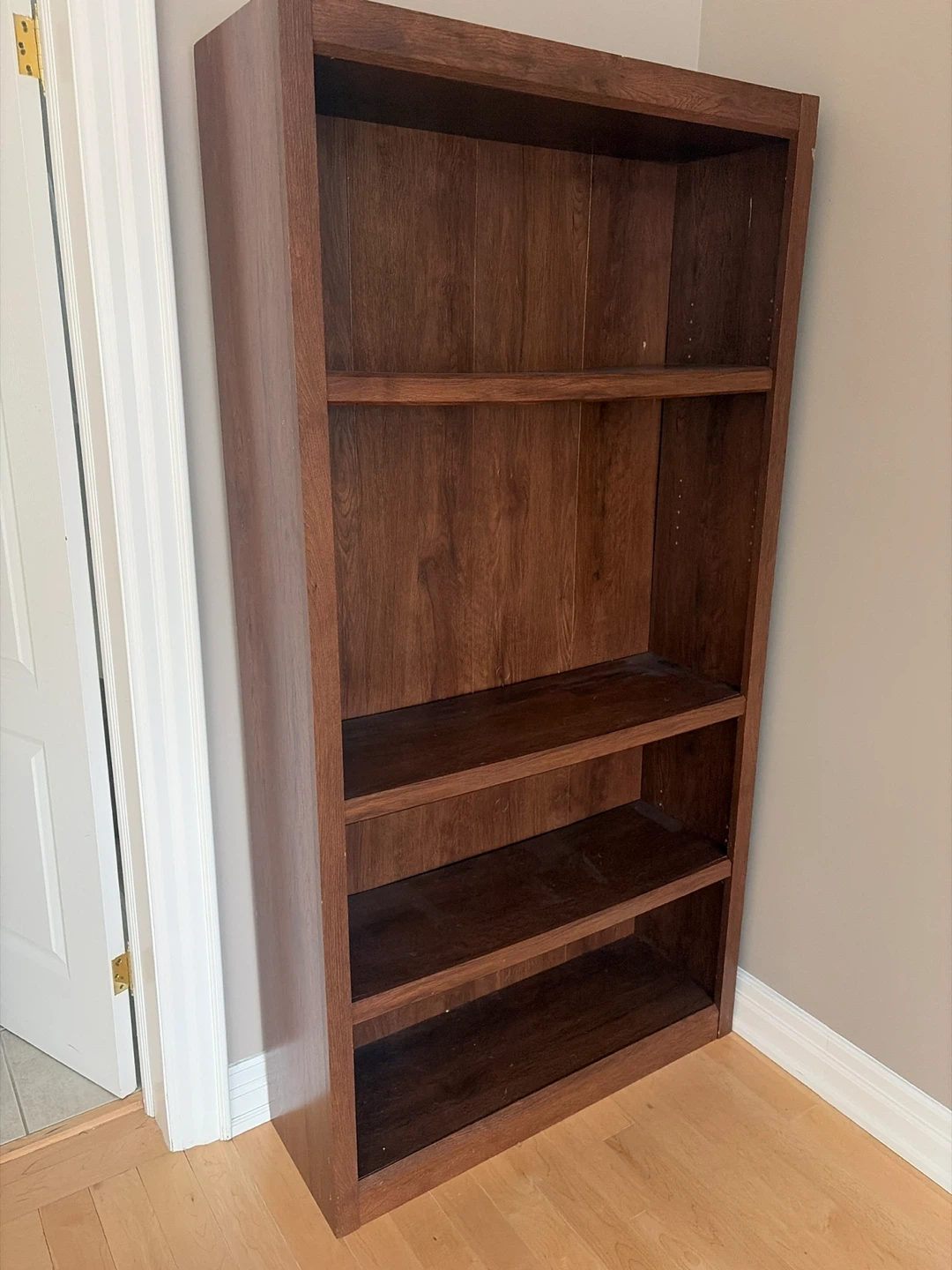 Brown Wooden Bookcase