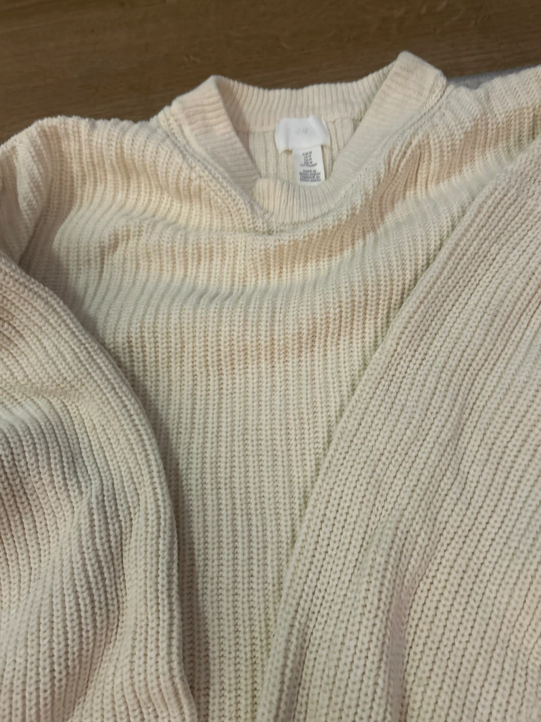 H&M Cream Knit Sweater - Size M