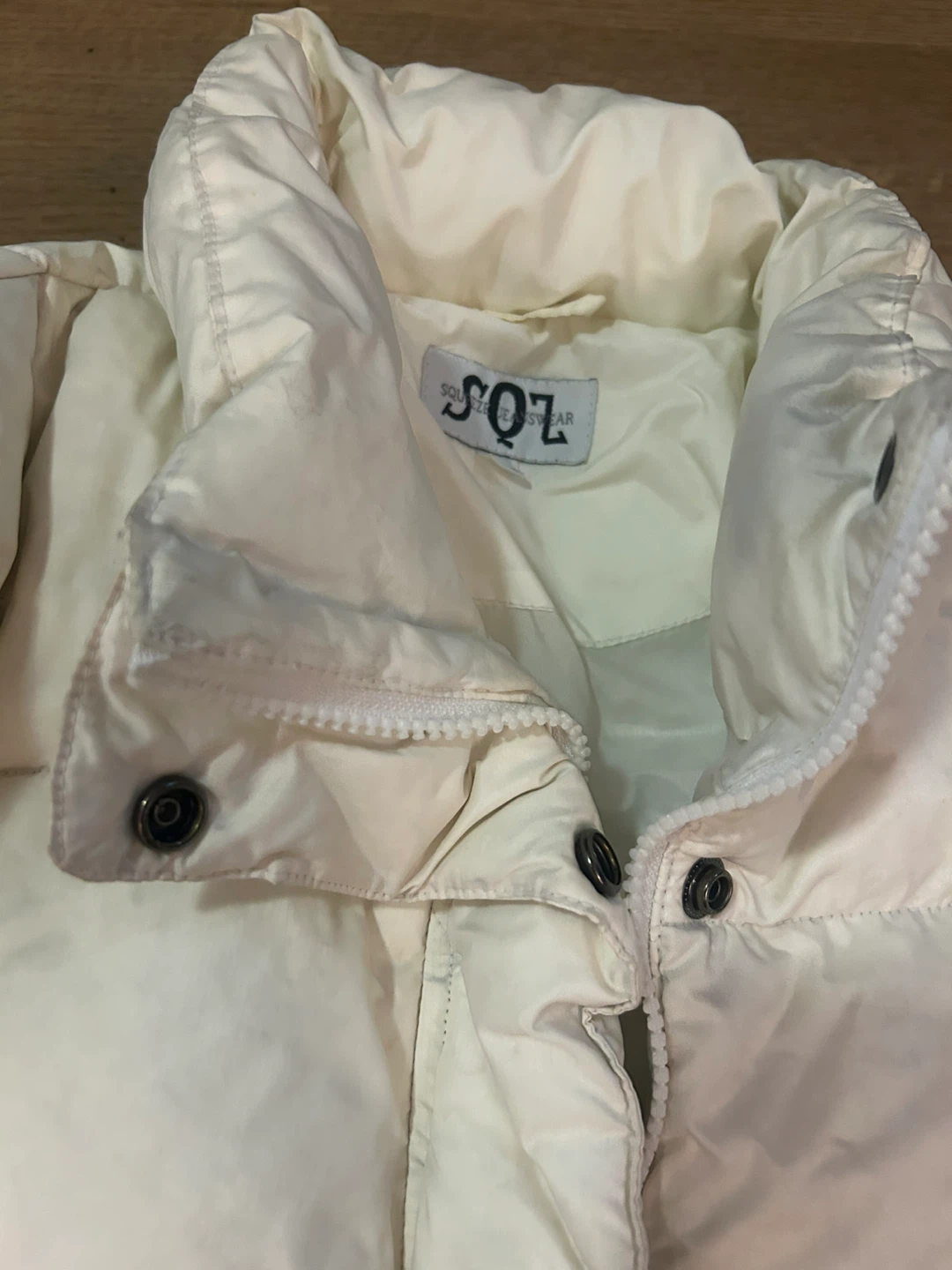 SOQAR Puffer Jacket - Cream