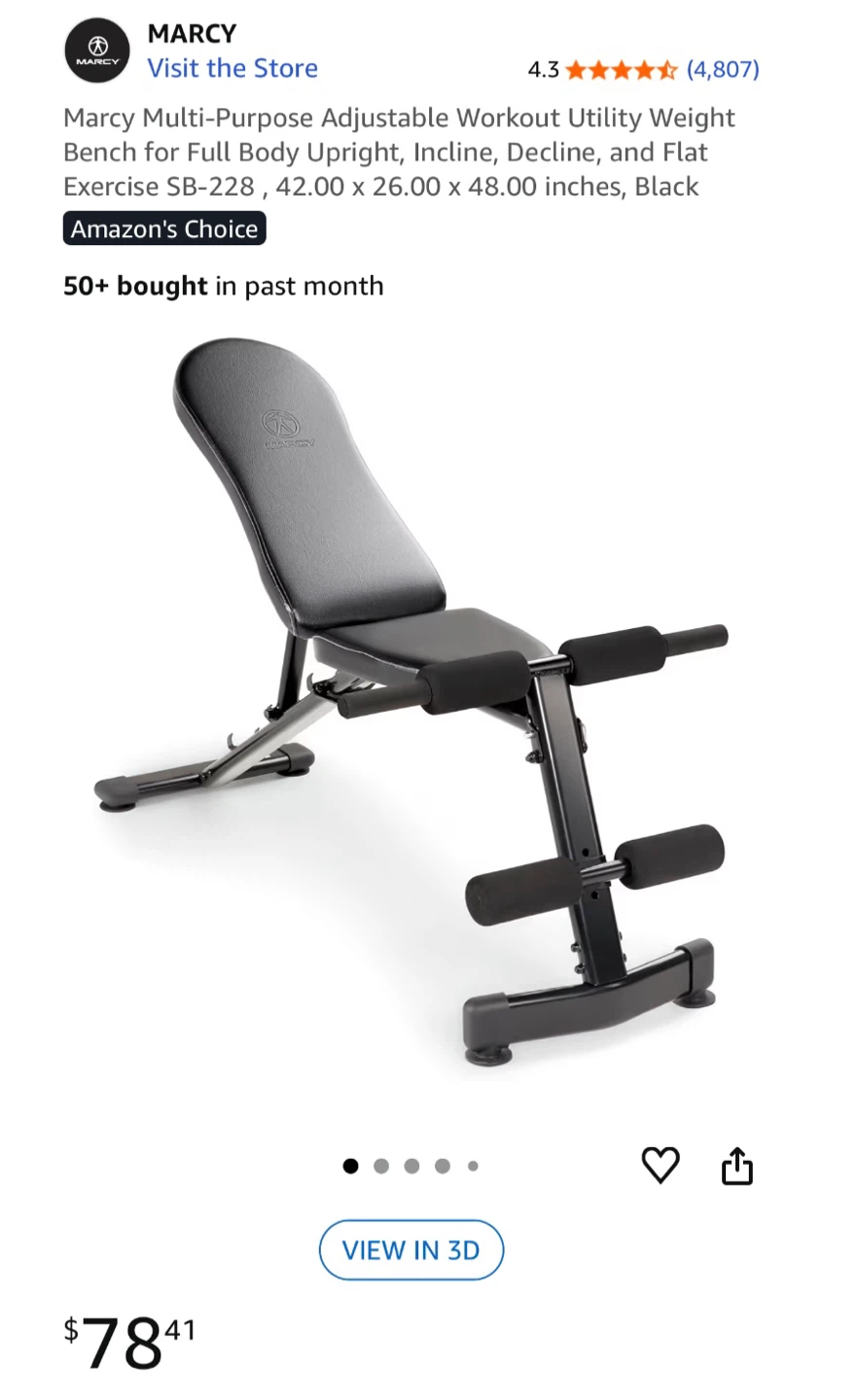 Marcy Multi-Purpose Workout Weight Bench - photo 4