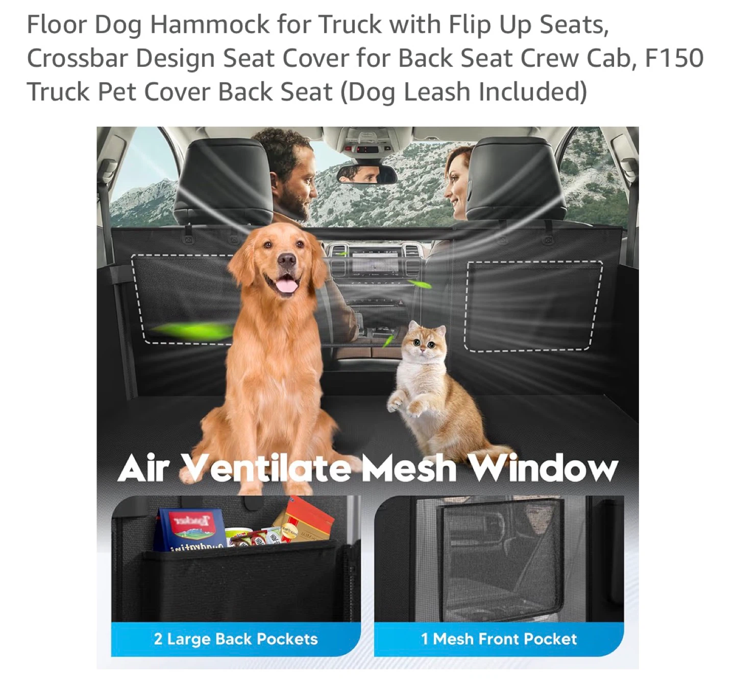 New! Automiiim Dog Hammock for Truck - photo 5