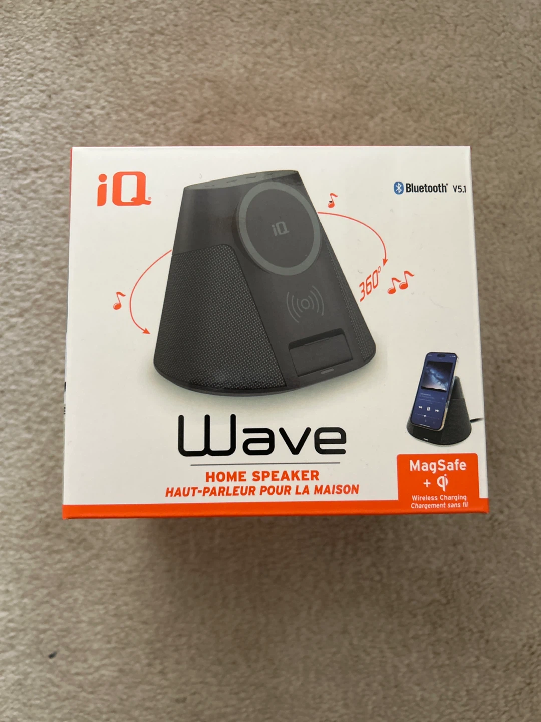 New iQ Wave Home Speaker w/ MagSafe Wireless Charging