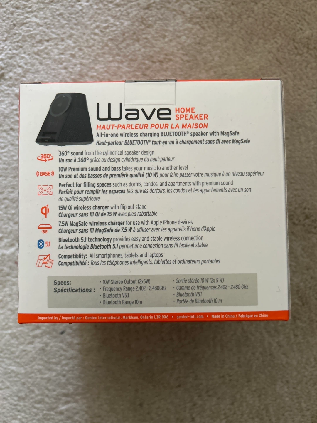 New iQ Wave Home Speaker w/ MagSafe Wireless Charging - photo 3