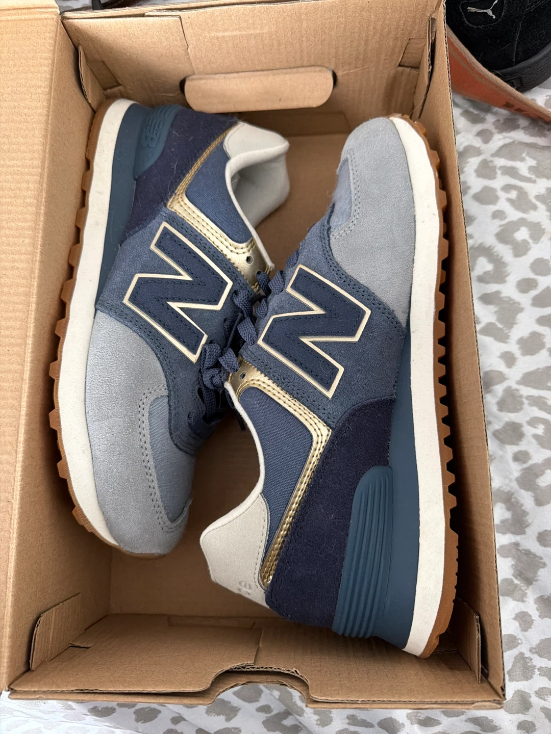 New Balance 574 Grey & Navy