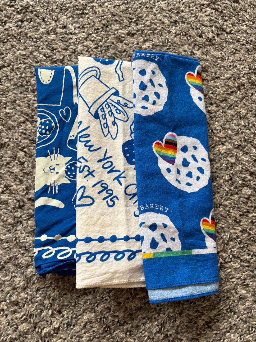 Levain Bakery Bandanas (set of 3)