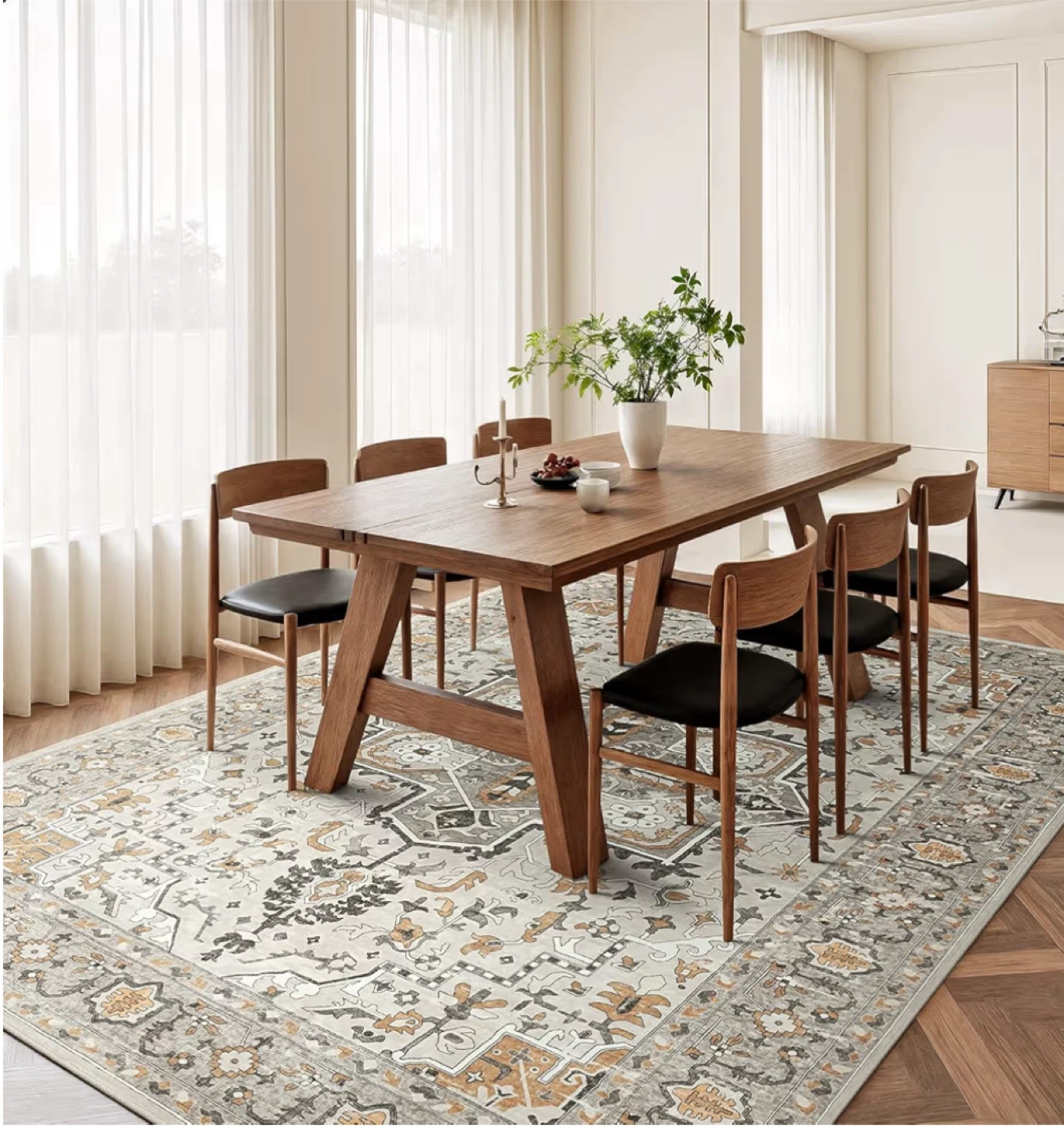 New Beige/Grey Area Rug - Still in Box! - photo 3