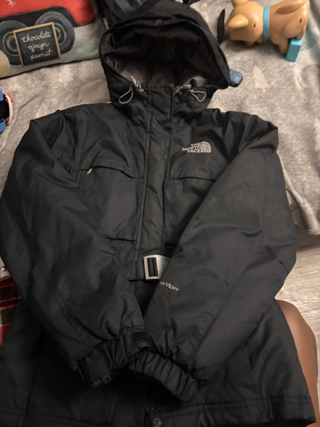 The North Face Black Hyvent Jacket, Size XS/TP