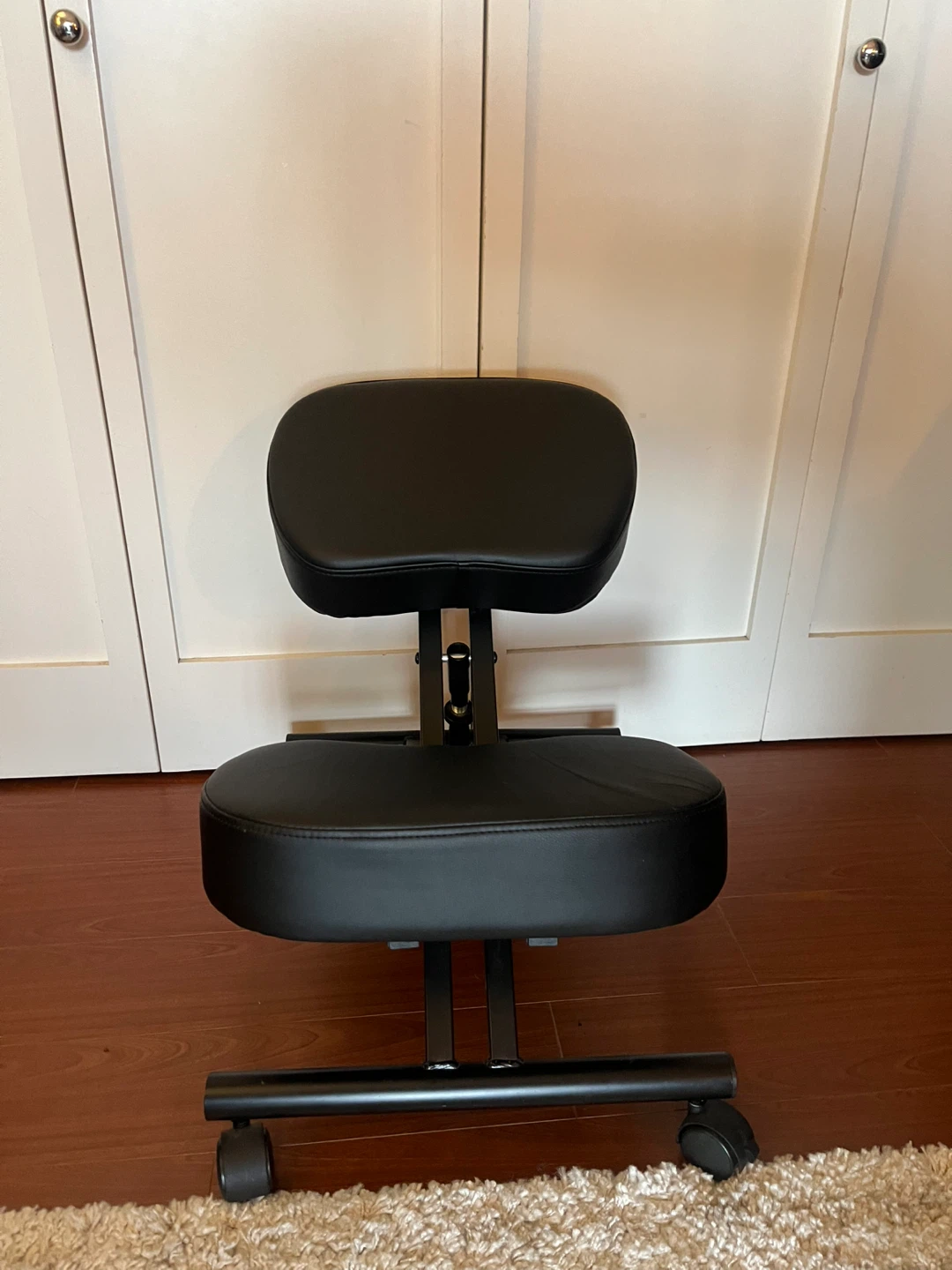DRAGONN Ergonomic Kneeling Chair, Black - photo 2