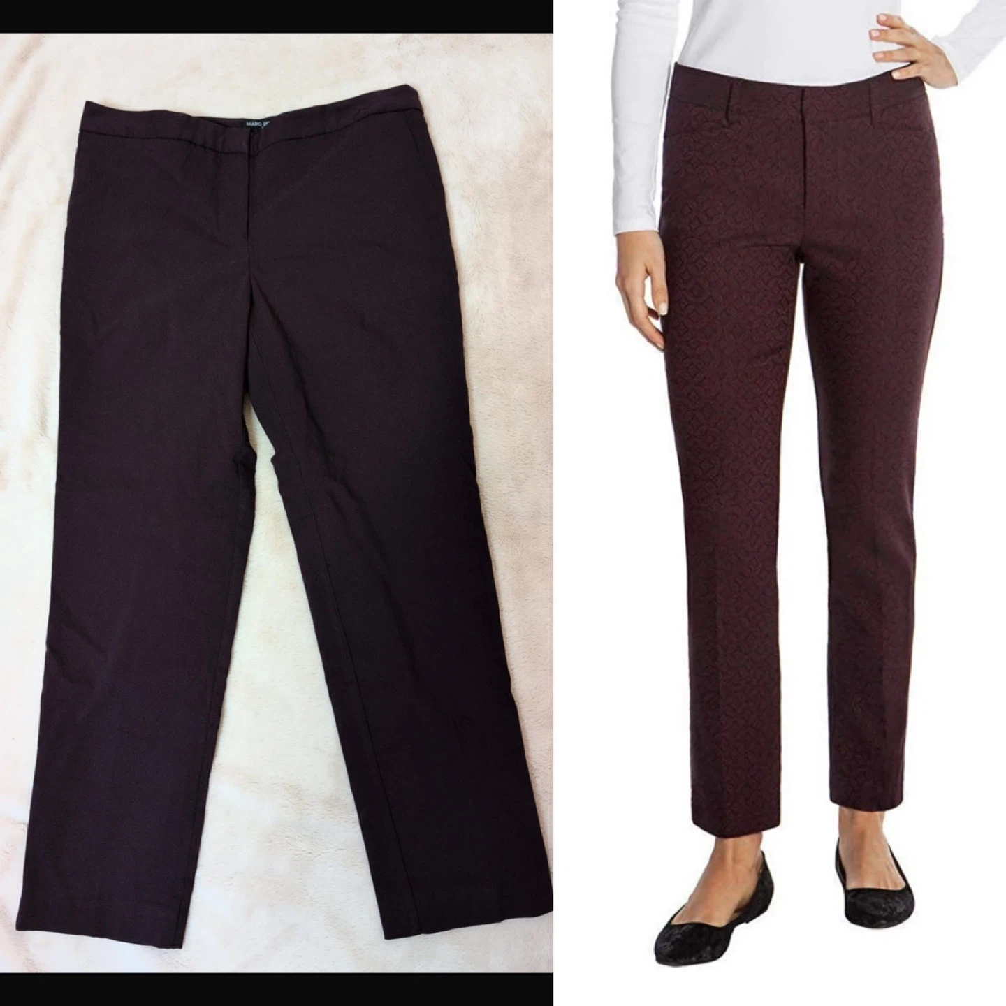 NEW! Mario Serrani Comfort Stretch Slim Fit Pants - Size 8