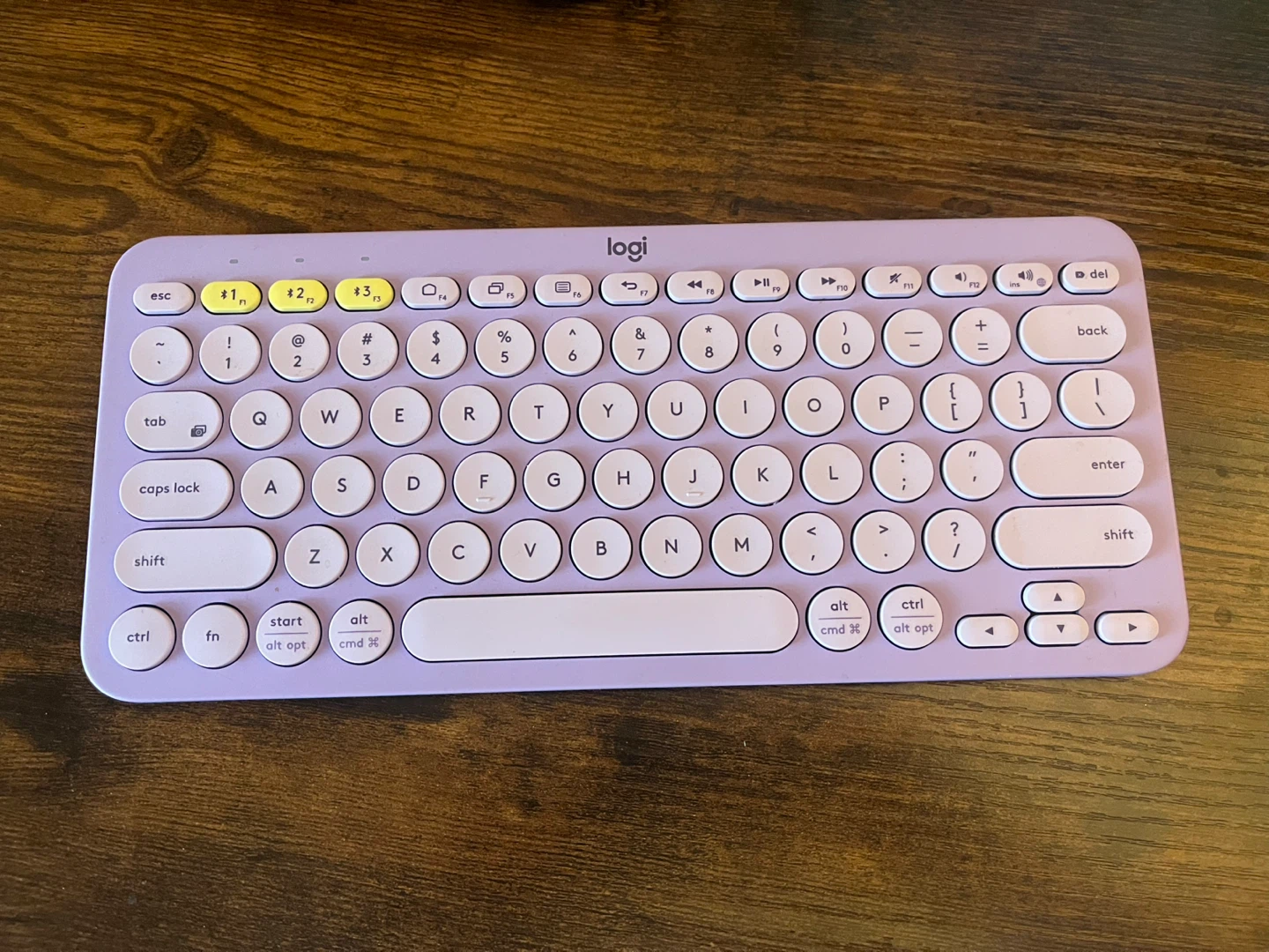 Logitech K380 Keyboard - Lavender Lemonade