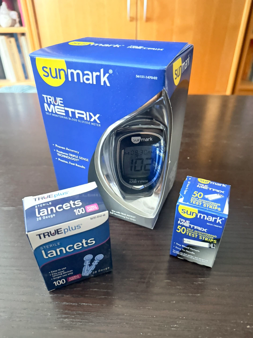 Sunmark True Metrix Blood Glucose Meter + Supplies