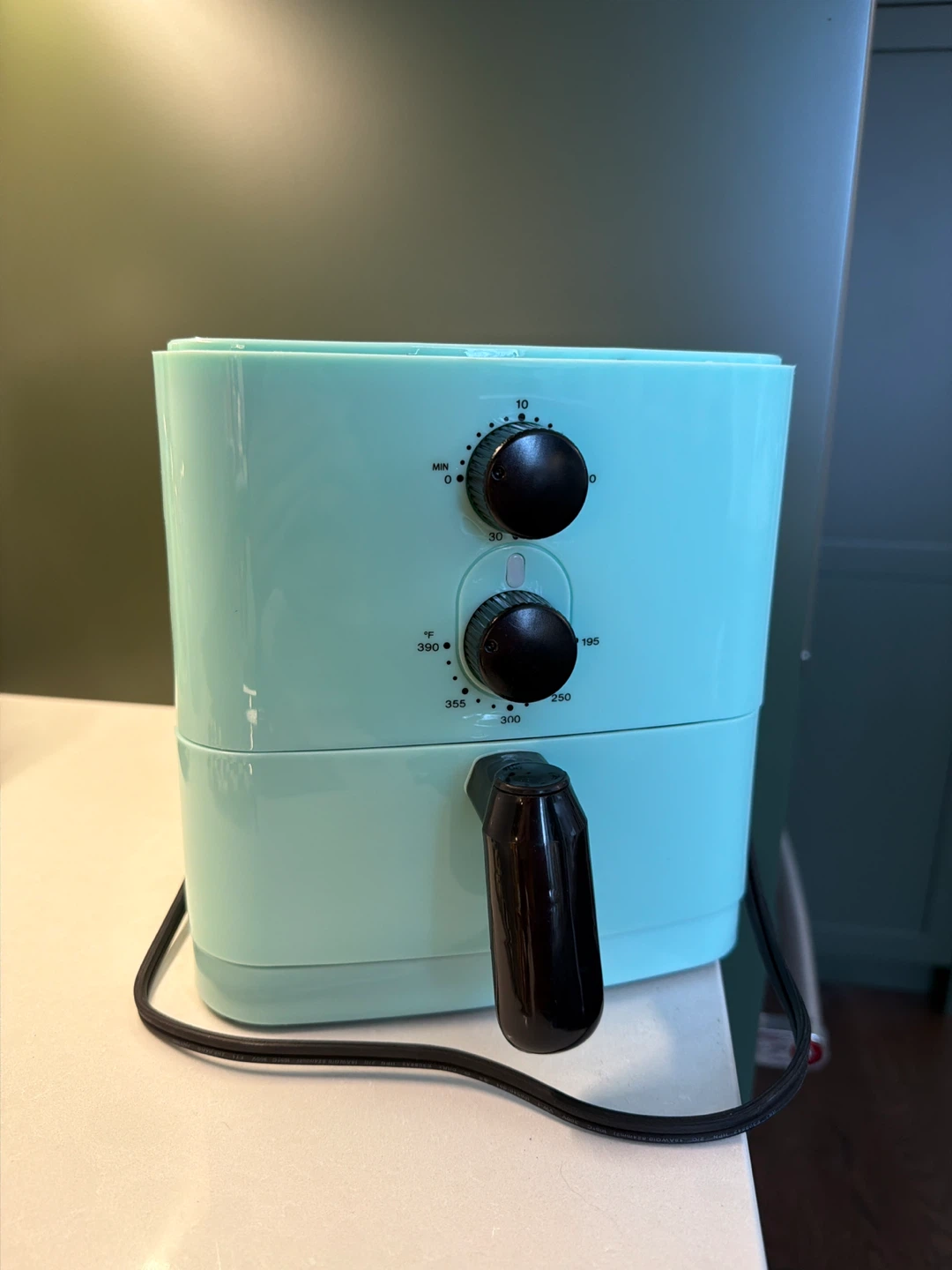 Elite Gourmet Air Fryer - Turquoise