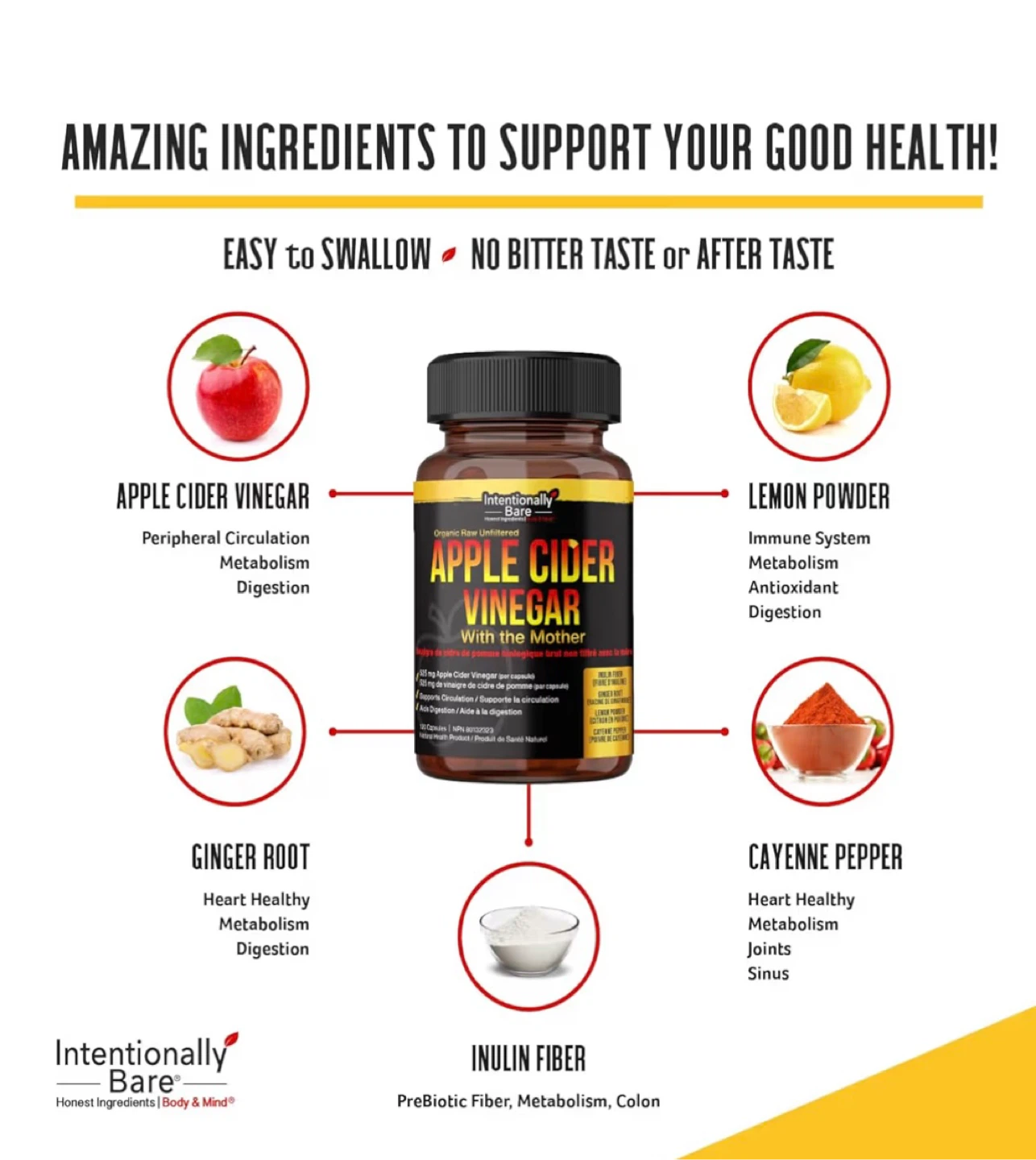 Intentionally Bare Apple Cider Vinegar Capsules - photo 3