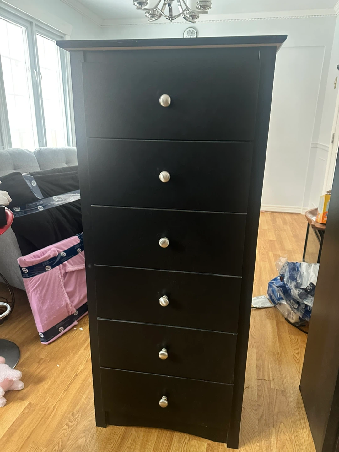 Tall Black Dressers - Pair - photo 2