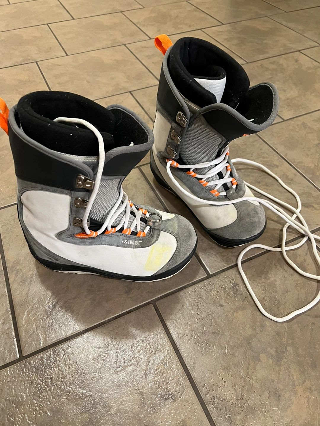 Sims Men's Snowboard Boots - Size 8