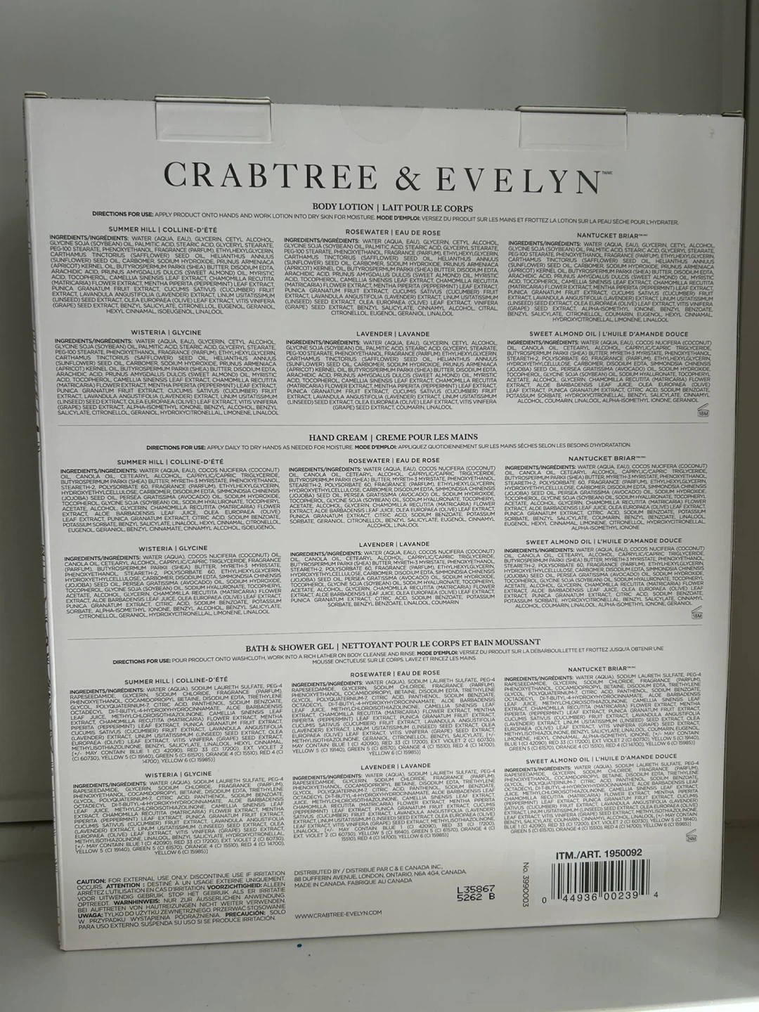 Crabtree & Evelyn The Complete Collection Set - photo 2
