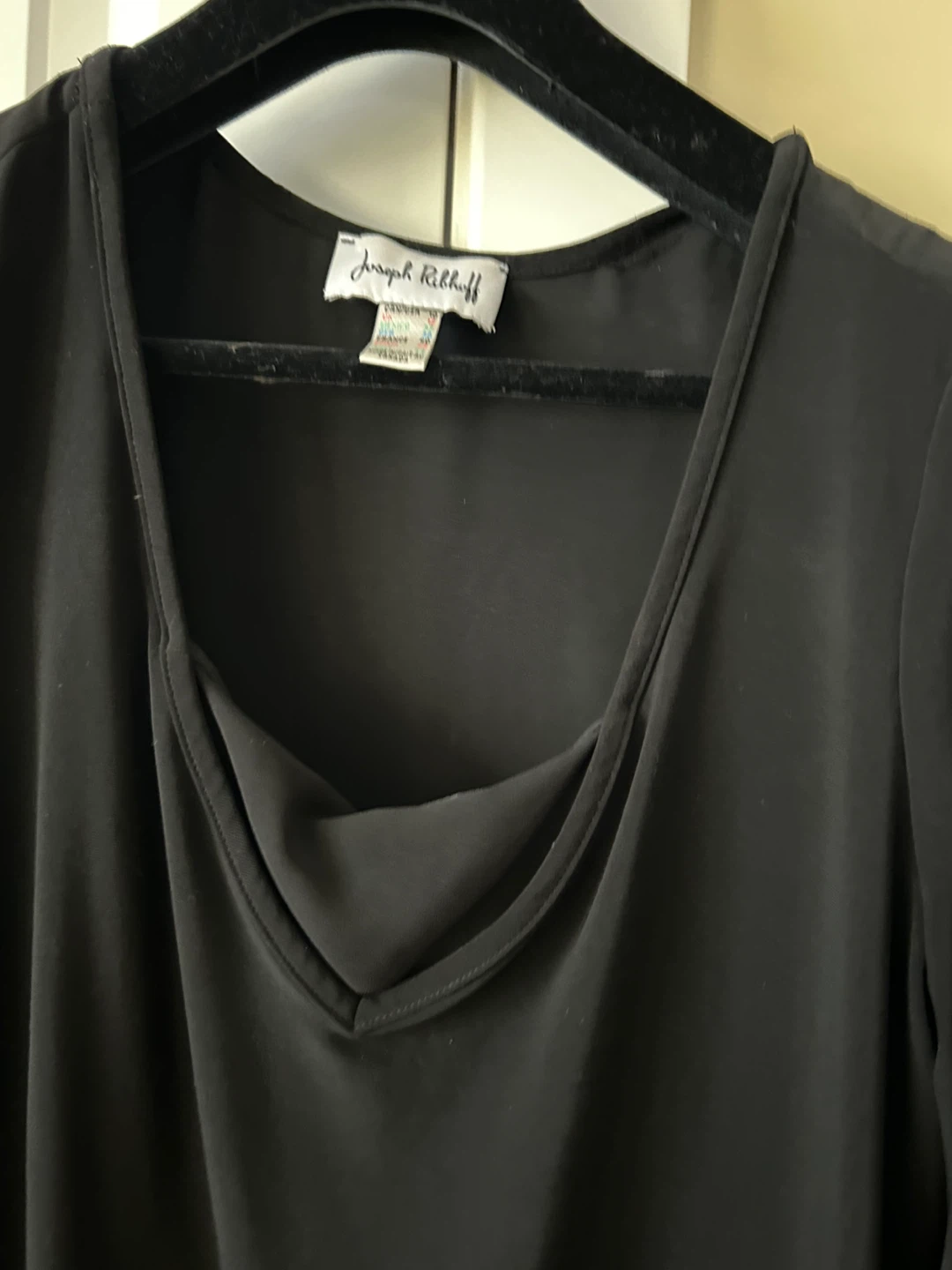Joseph Ribkoff Black Blouse - Size 10 - photo 5