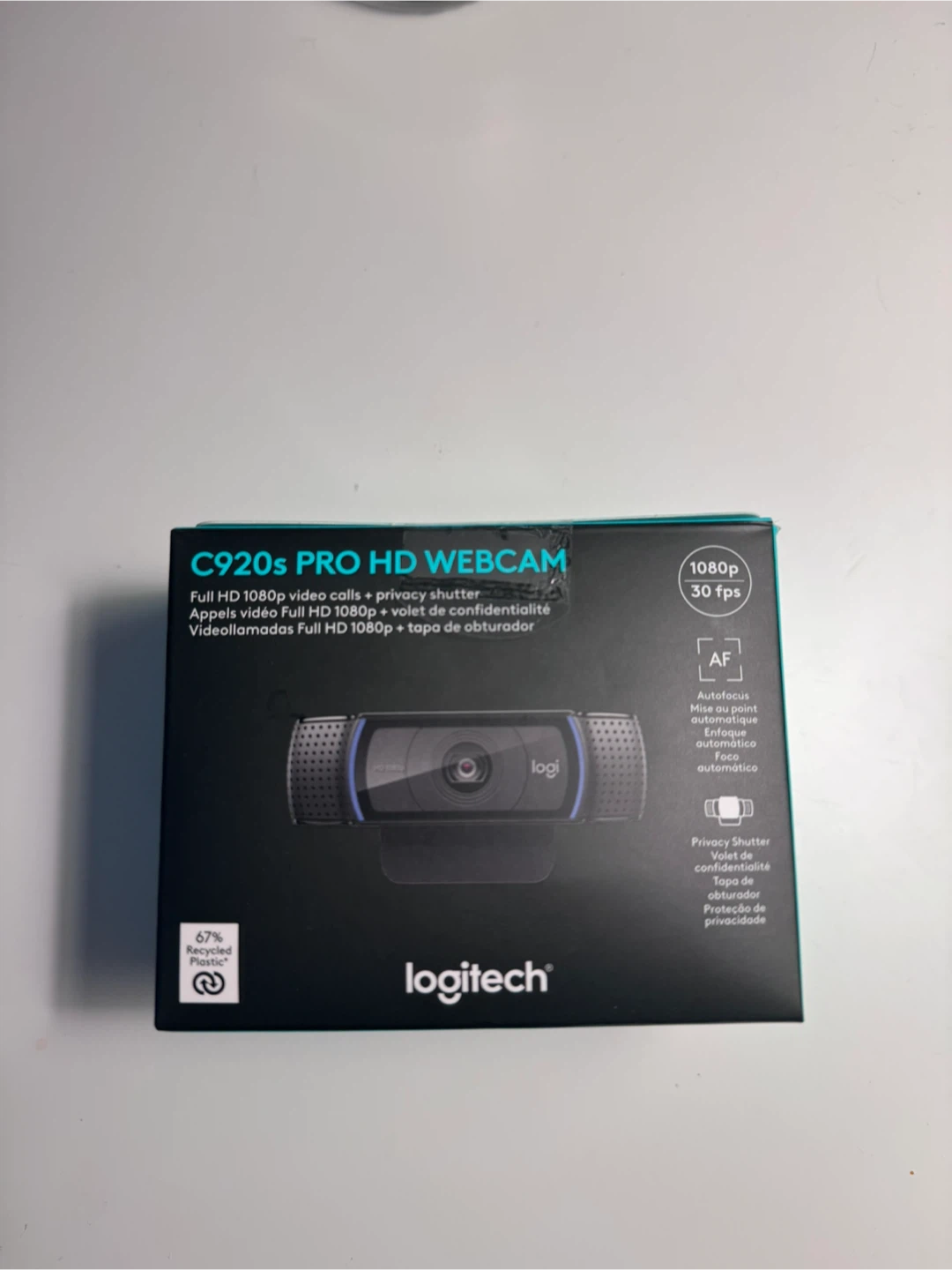 Logitech webcam new in box