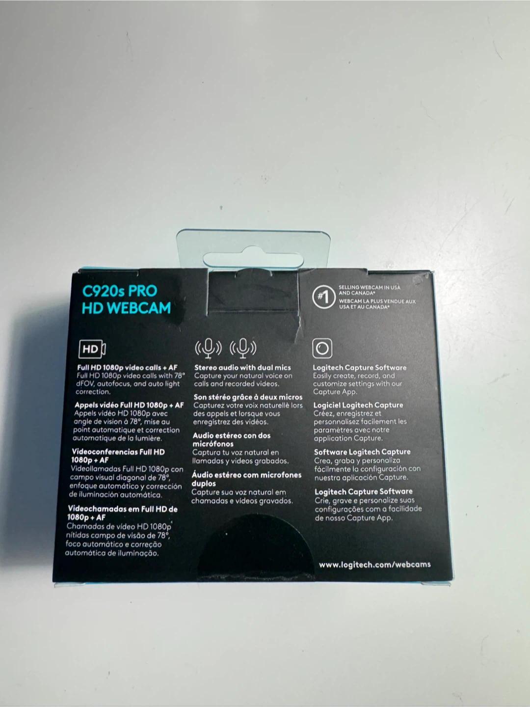 Logitech webcam new in box - photo 2
