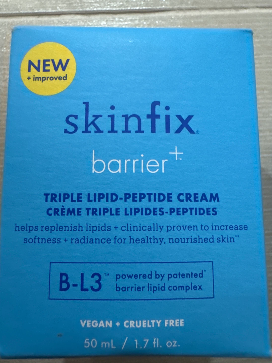 New Skinfix Barrier+ Triple Lipid-Peptide Cream 50ml