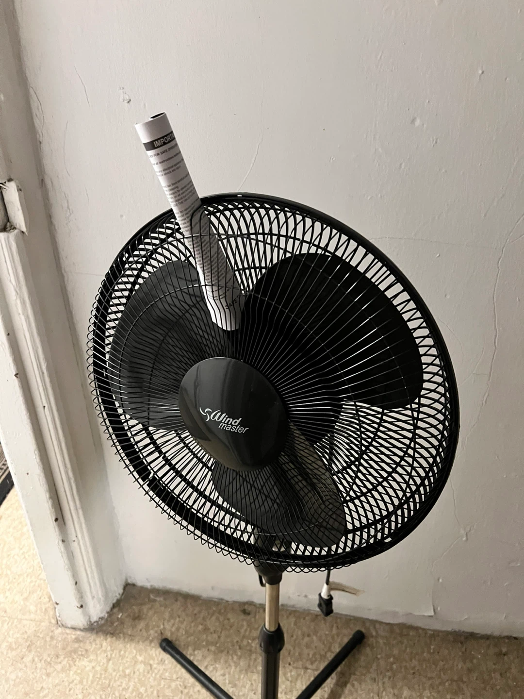 Windmaster Stand Fan - Black
