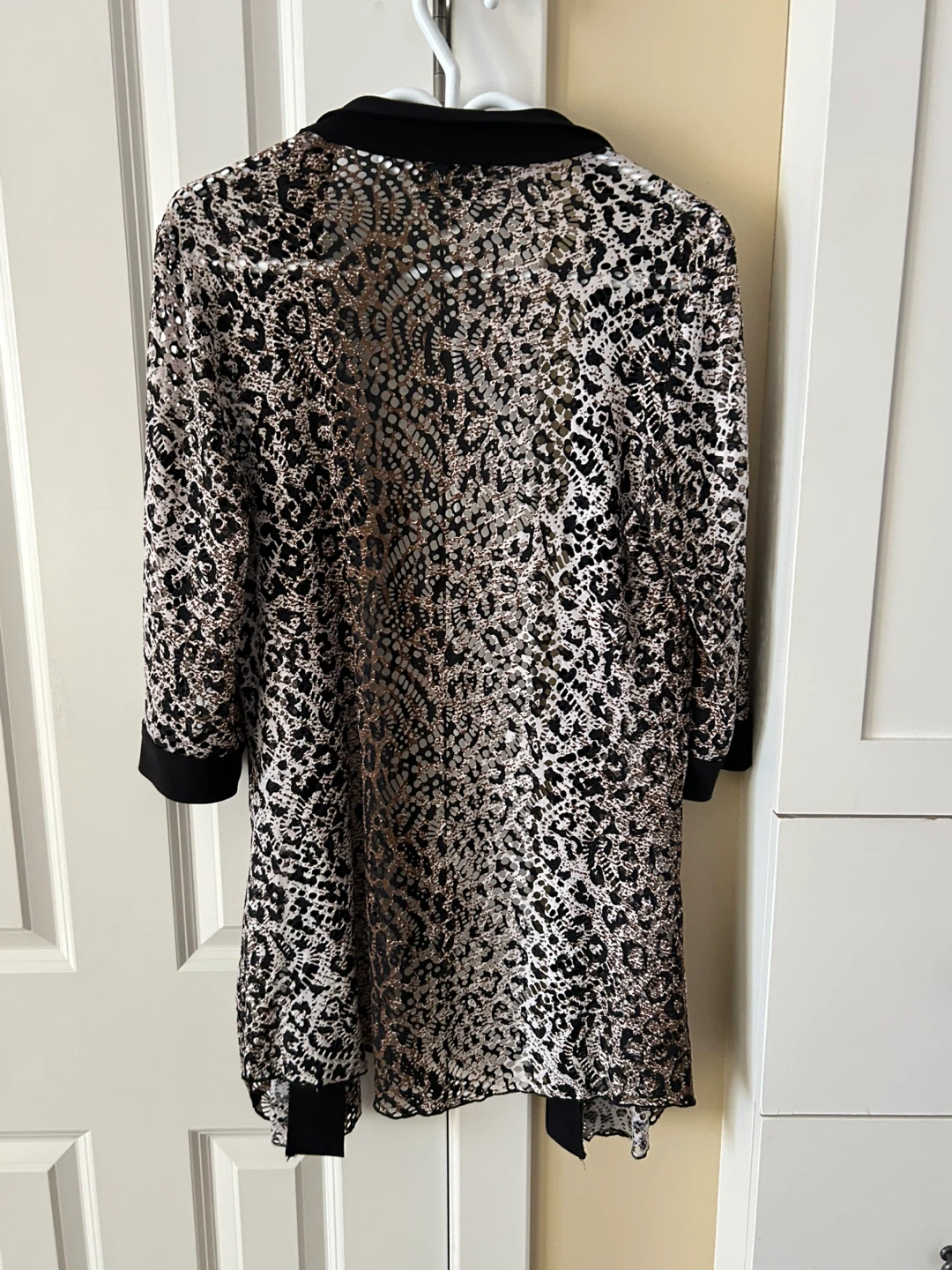 Joseph Ribkoff Size 12 Black/Brown Cover-Up - photo 3