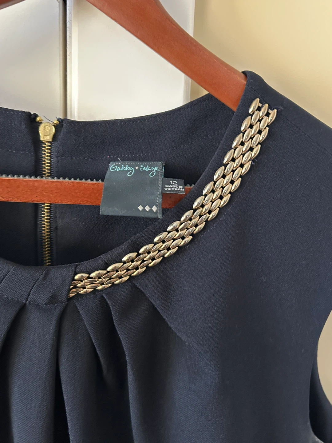Gabby Skye navy Dress - Size 12 - photo 2