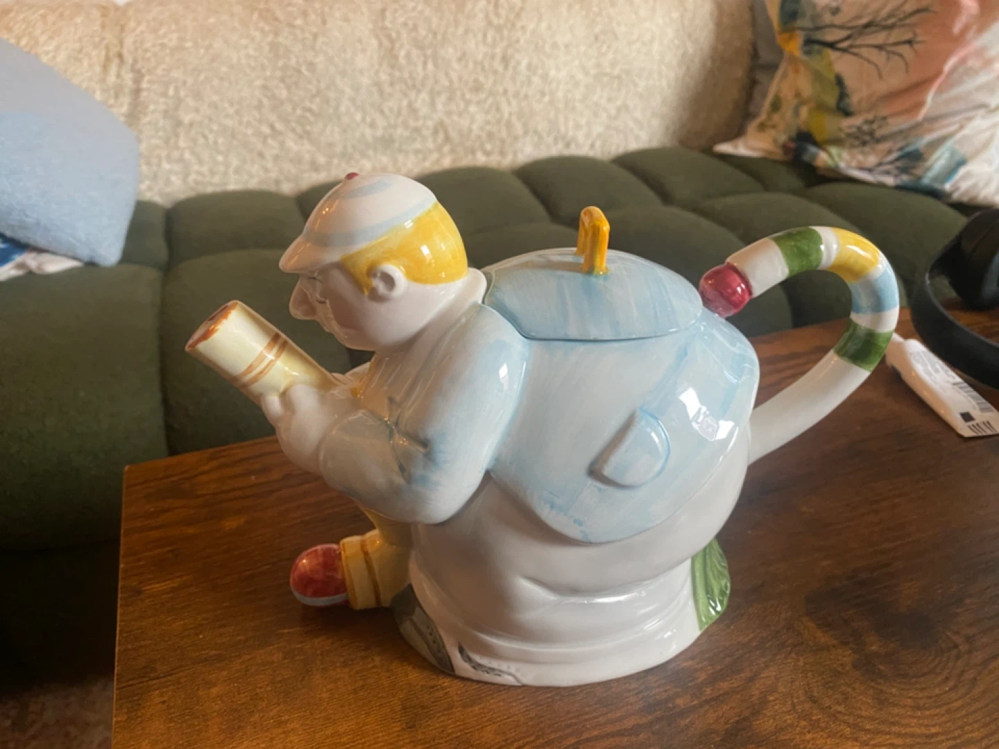 Vintage Tea Time Croquet Teapot 1986