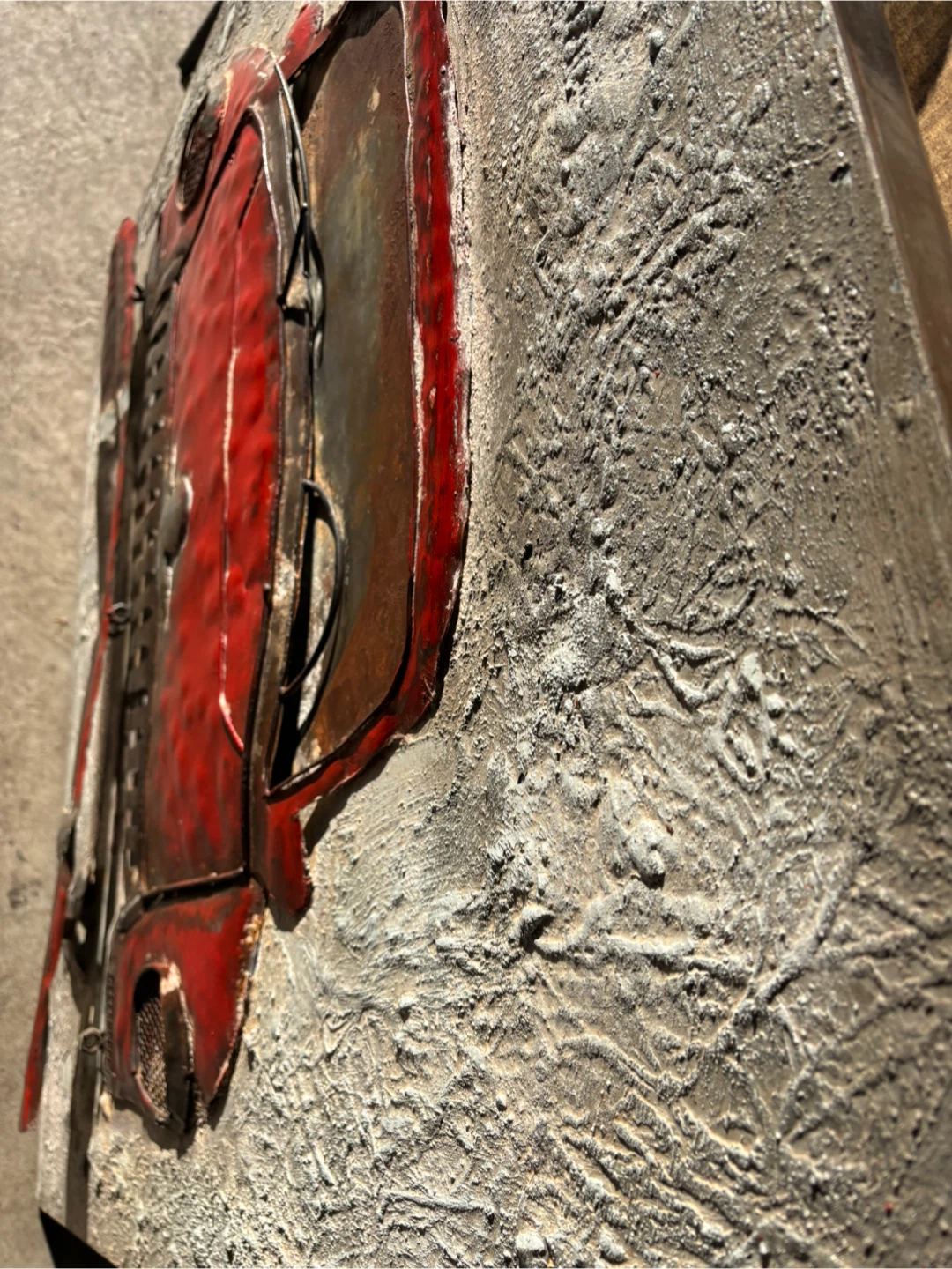 Red Car Metal Wall Art - photo 3