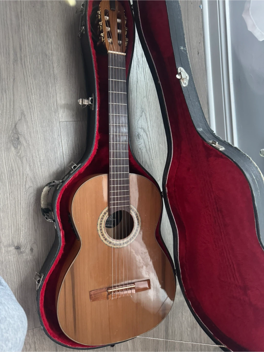 Acoustic Guitar w/ Fishman Preamp & Hardshell Case - photo 2