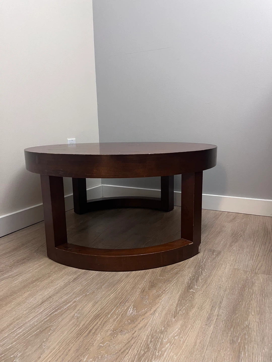 Round Wooden Coffee Table