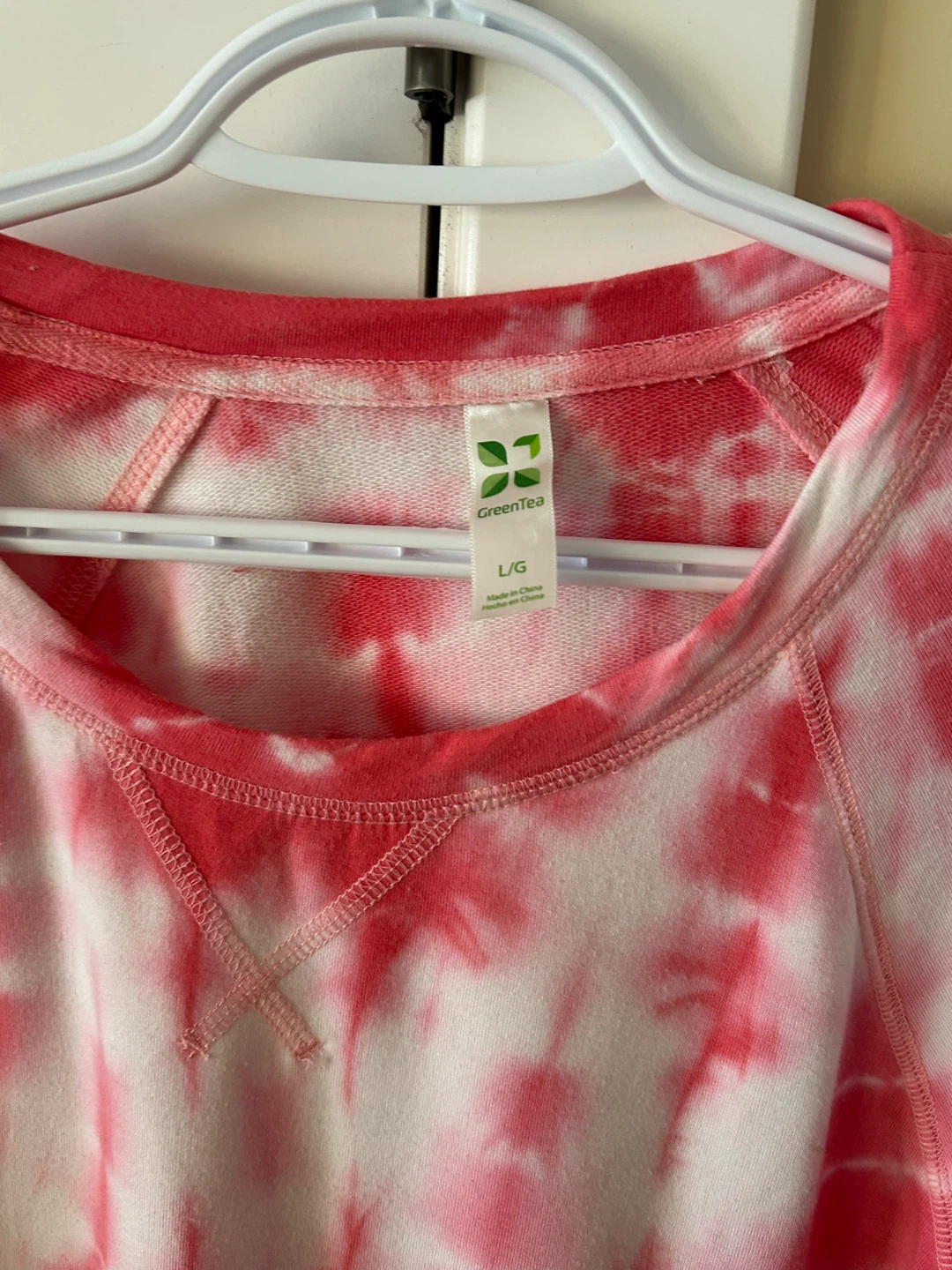 Pink Tea Tie Dye Sweatshirt - Size L - photo 2