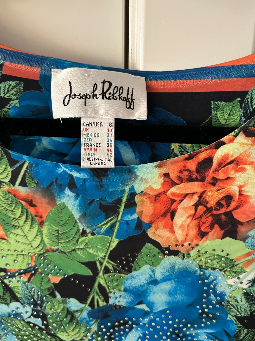 Joseph Ribkoff Floral Print Dress Size 8 - photo 2