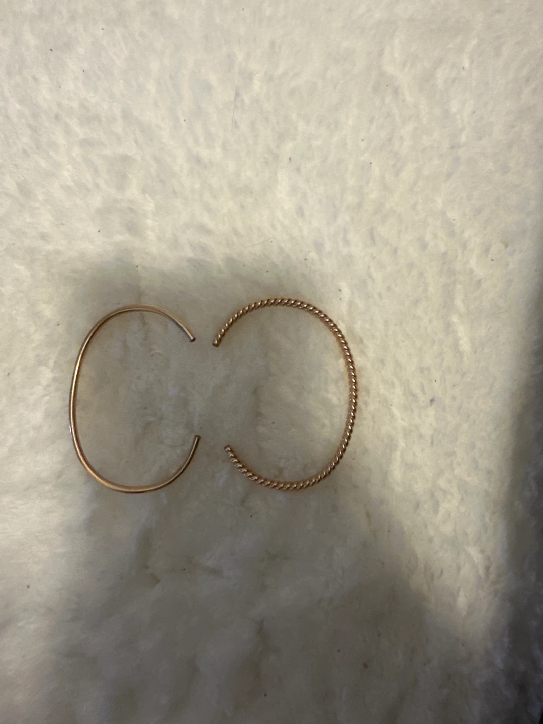 Rose Gold Bangle Bracelet Set - photo 2