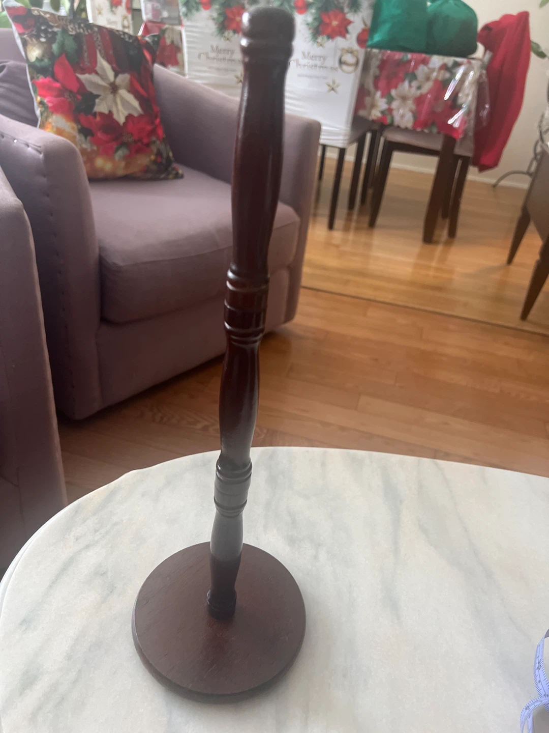 Wooden Paper Towel Holder