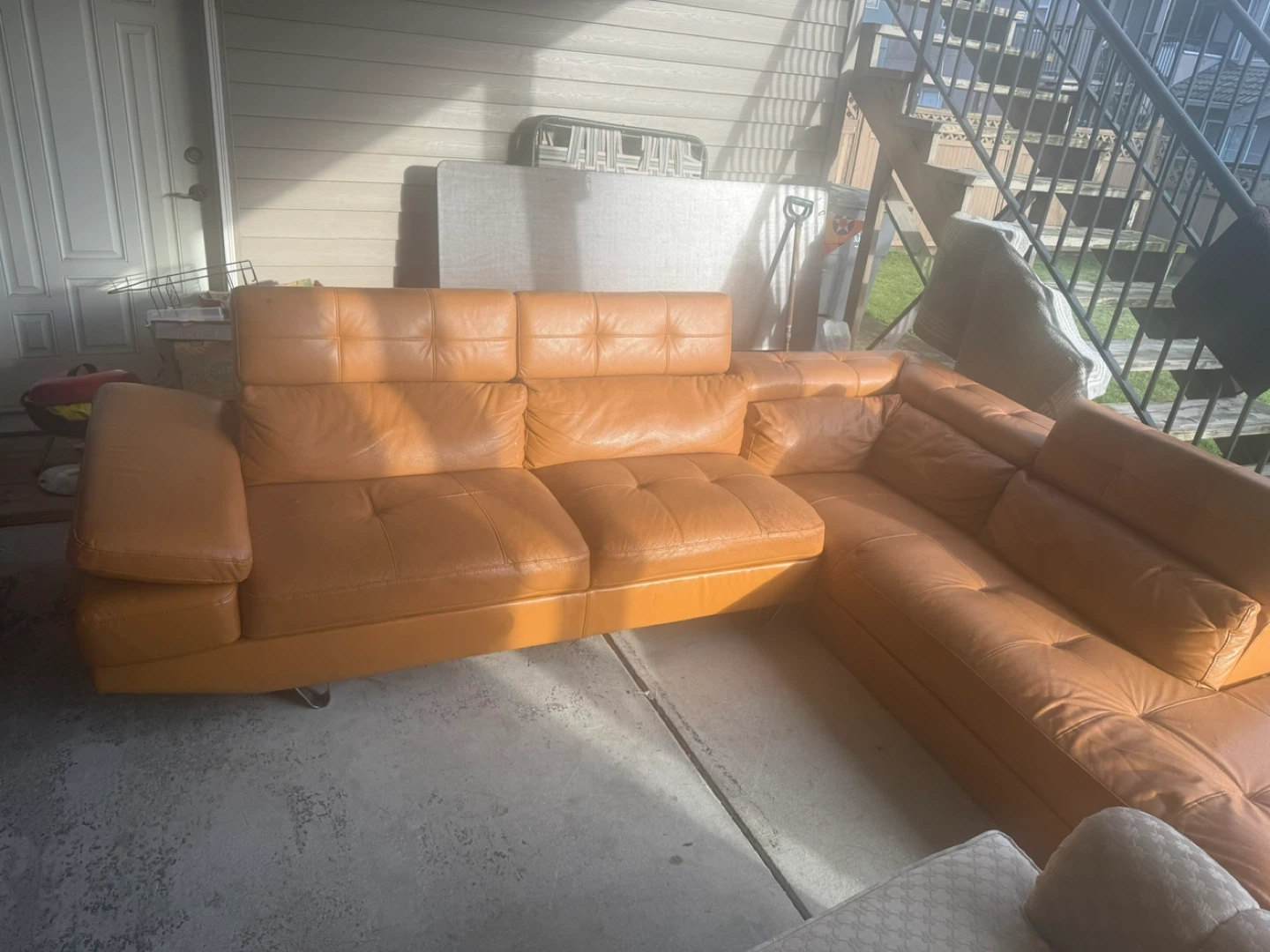 Leather Sectional Sofa - Great Condition!