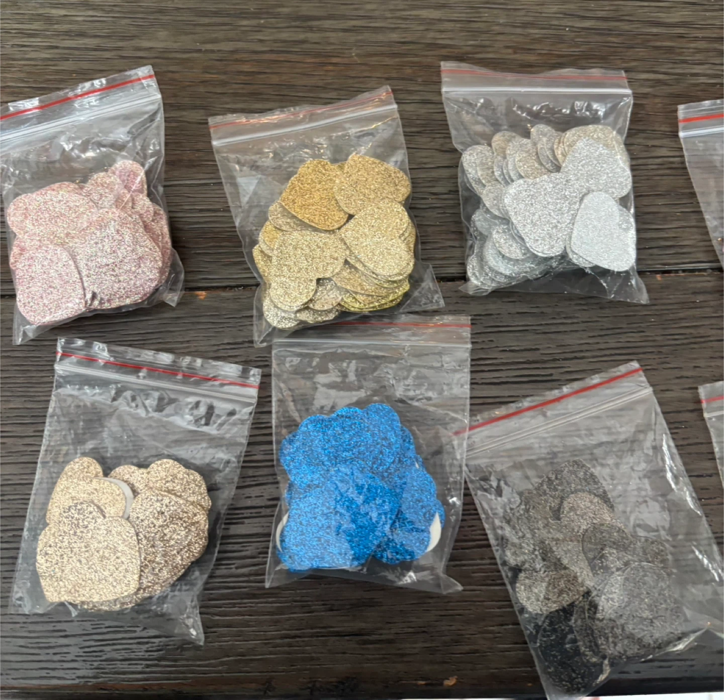 Glitter Heart Embellishments - photo 2