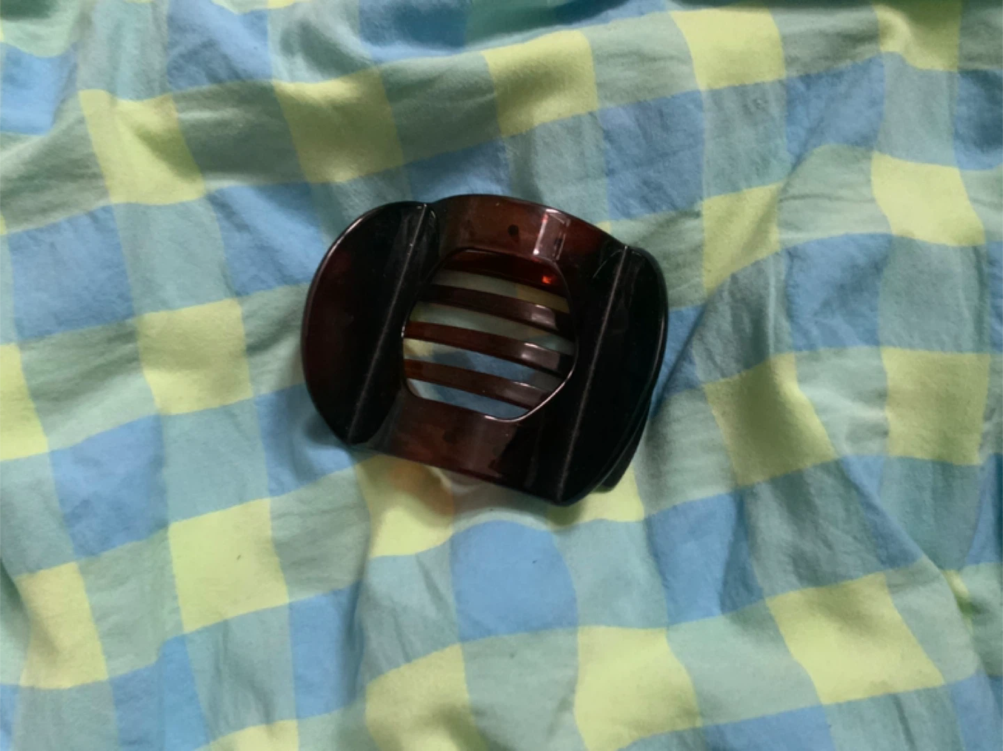 Brown Flat Hair Claw Clip