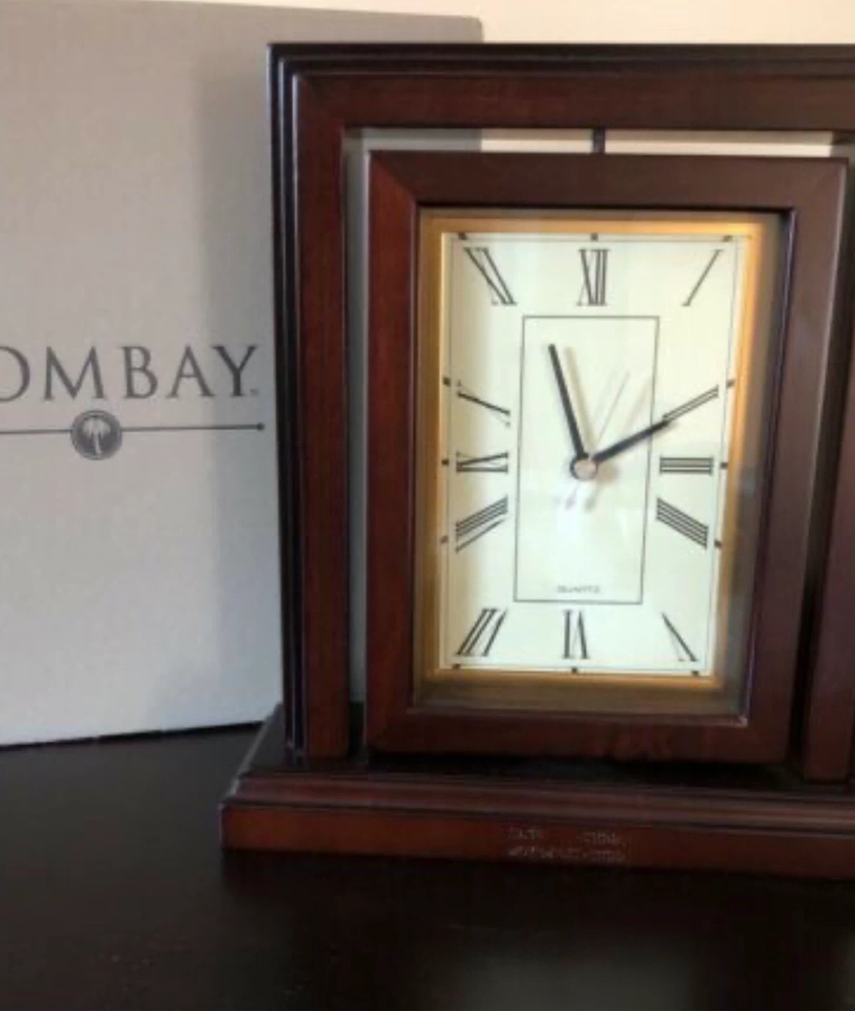 New Bombay 5x7 Rotating Picture Frame Clock