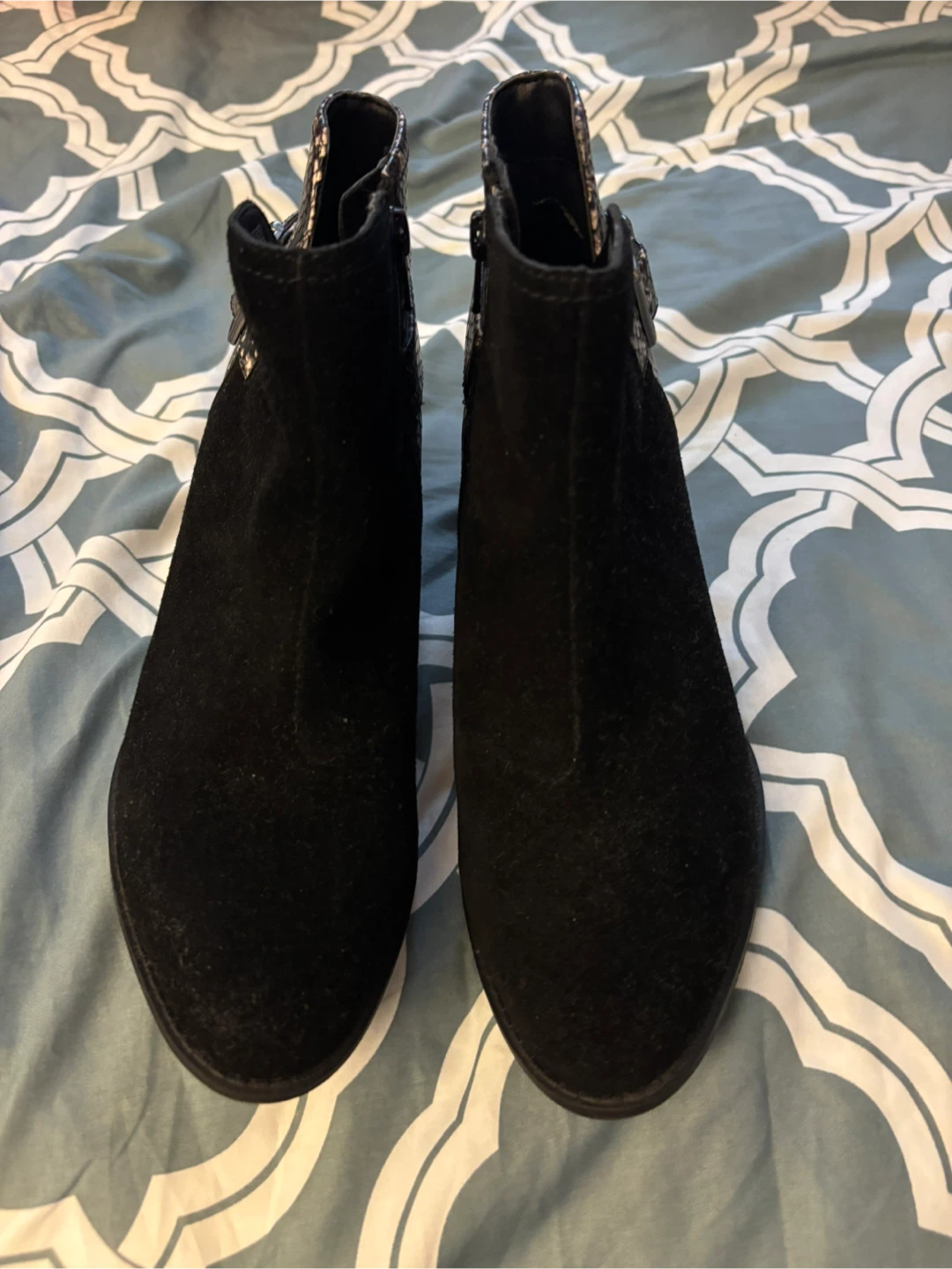 Vionic Black Ankle Boots, Size 8