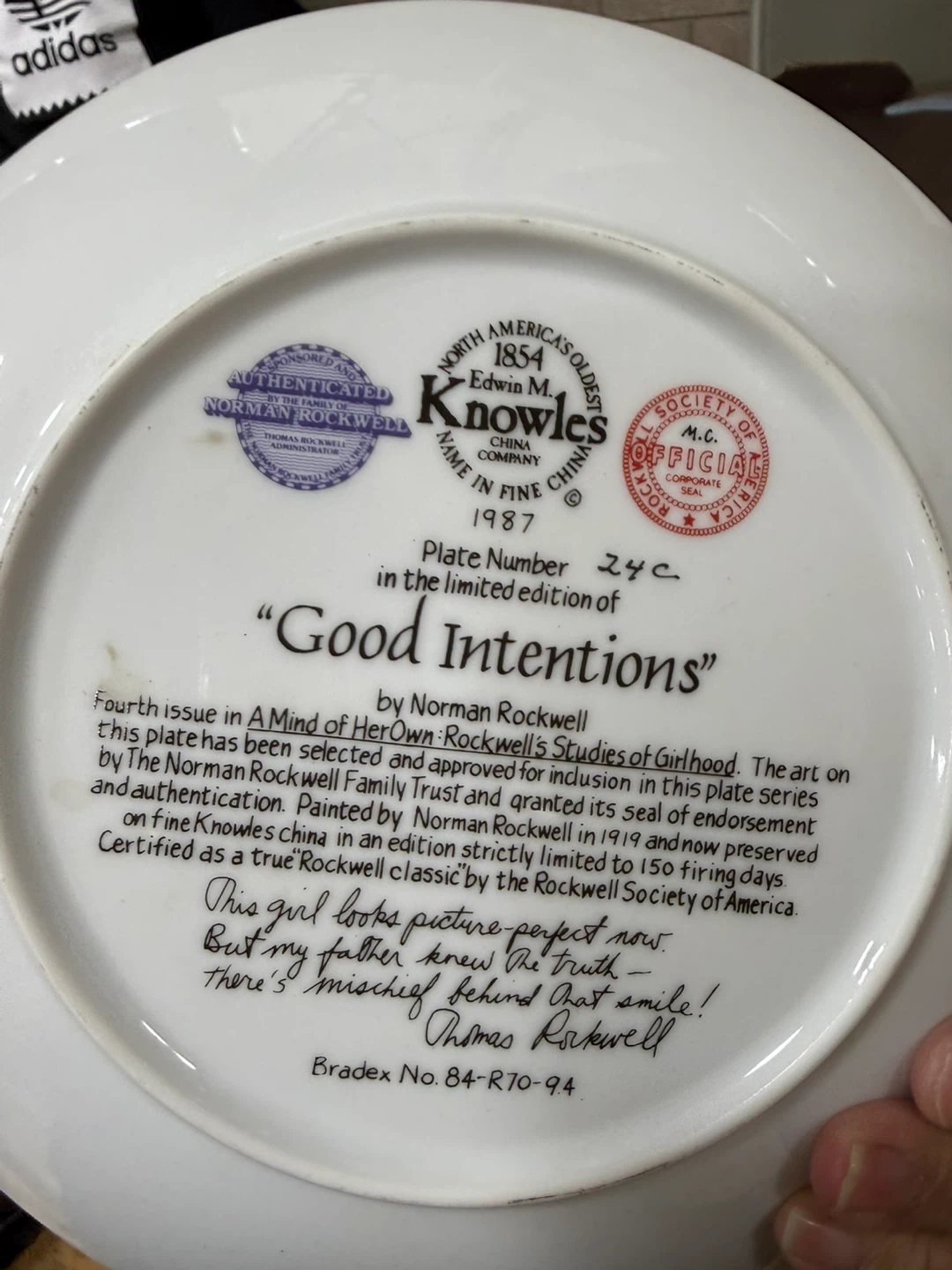 Norman Rockwell Collector Plates - photo 4