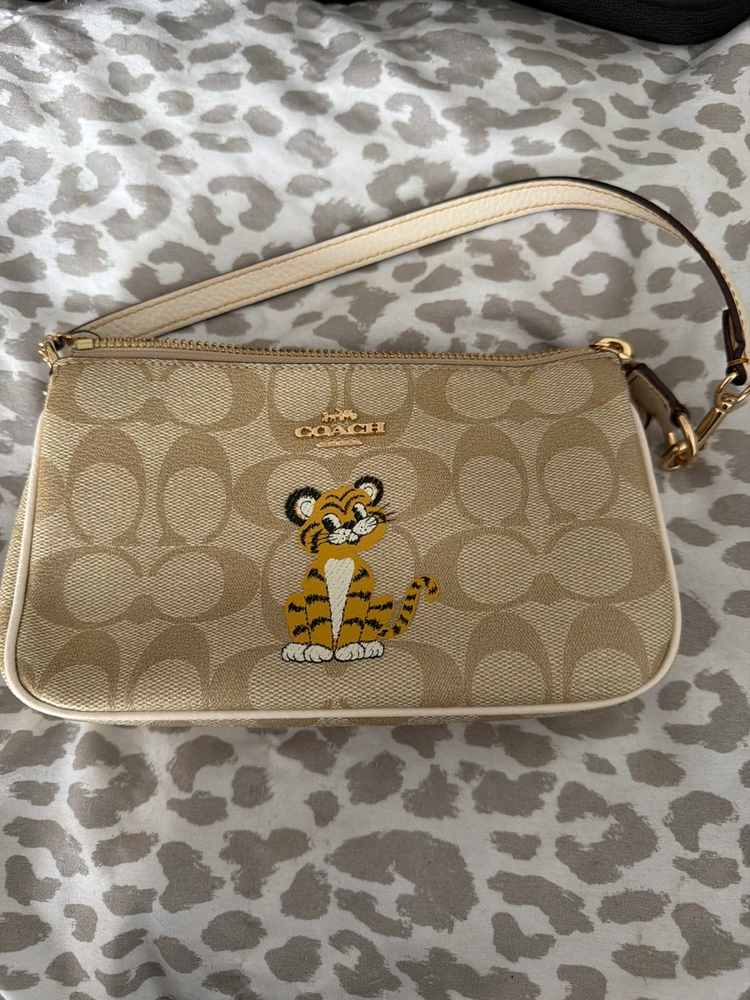 Coach Mini Jamie Camera Bag With Tiger Print