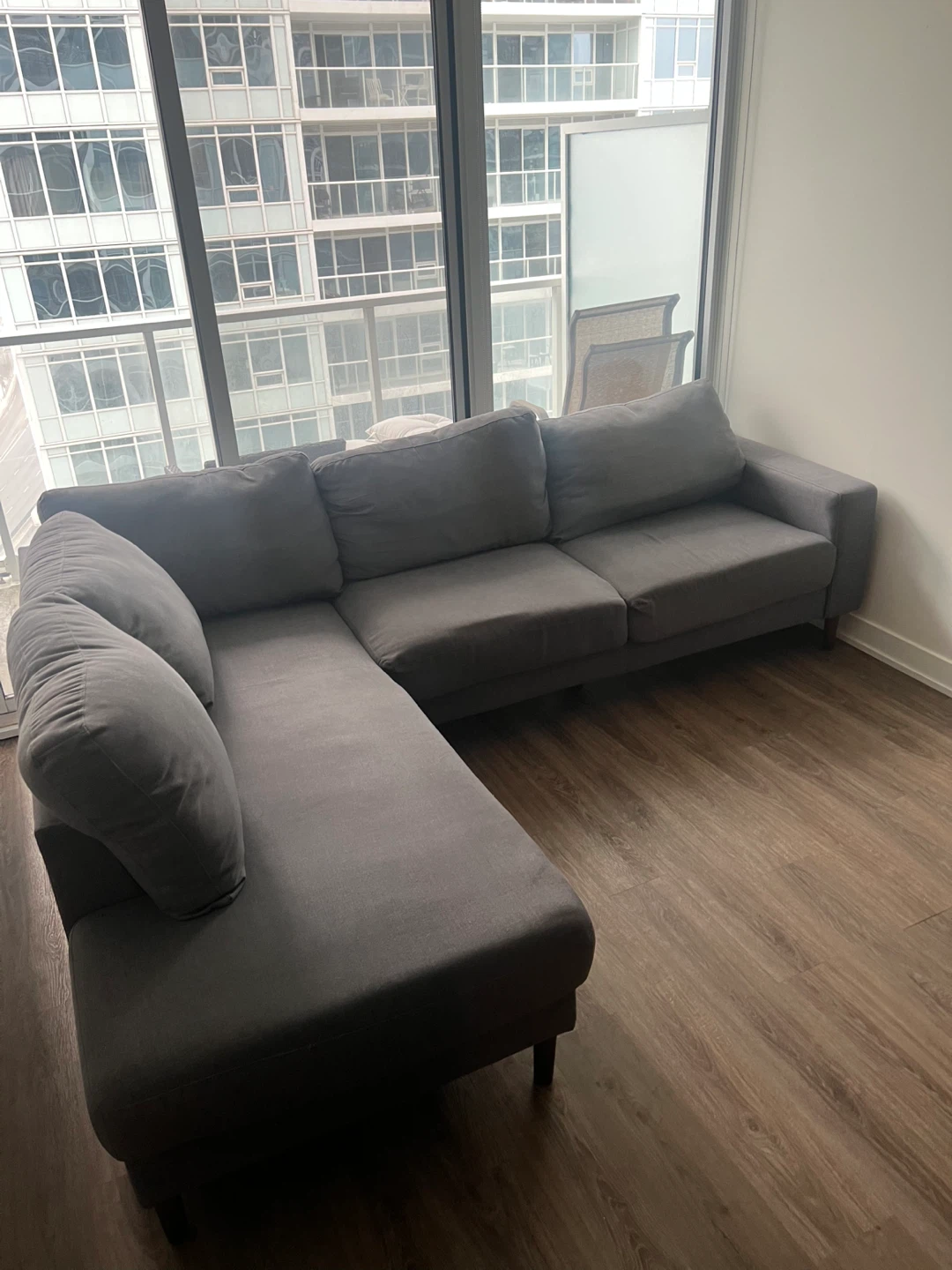 Grey Sectional Sofa - photo 3