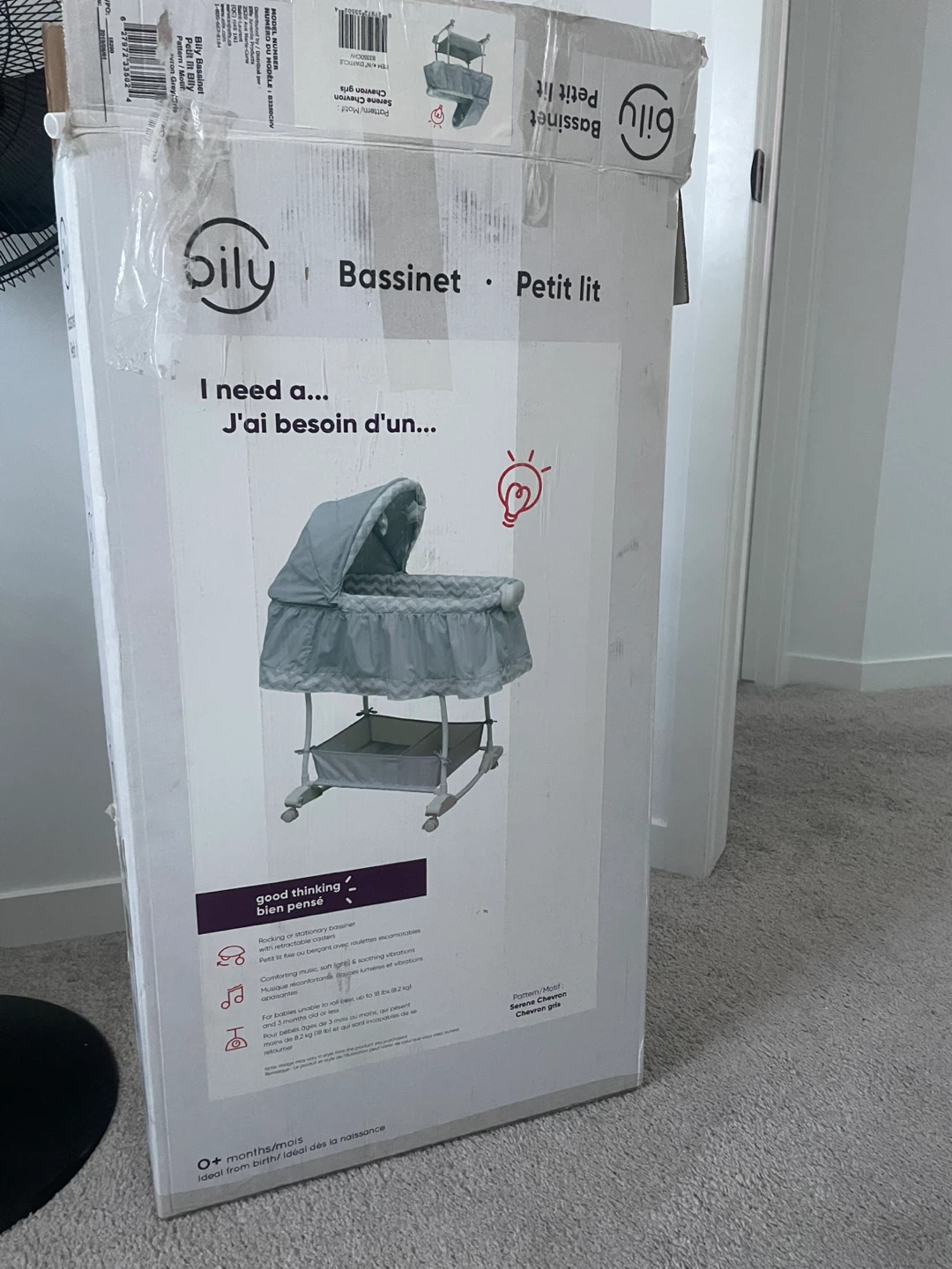 Bily Bassinet Petit Lit - Like New!