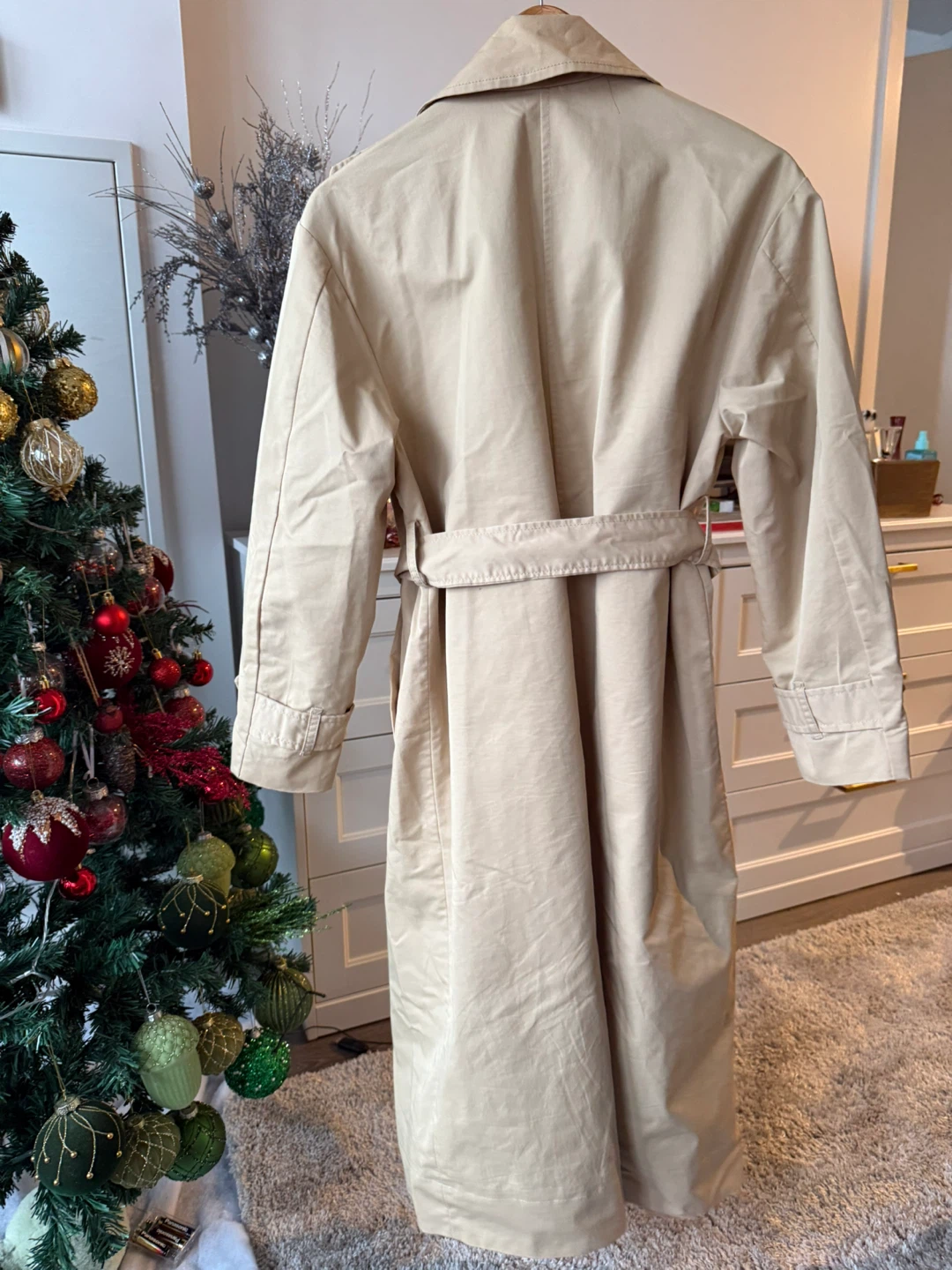 MNG Beige Trench Coat - Size S - photo 2