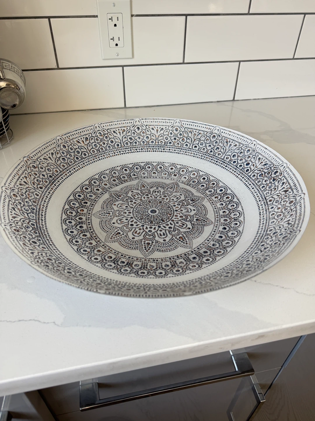 Decorative Bowl with Mandala Pattern - photo 5