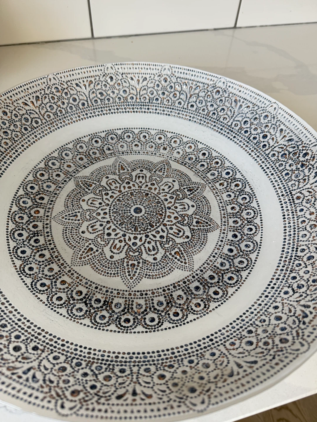 Decorative Bowl with Mandala Pattern - photo 4