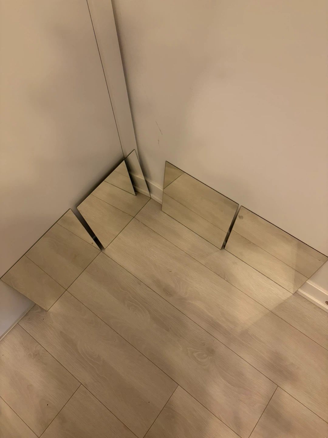 IKEA BLODLÖNN Mirror Tiles (Set of 4)