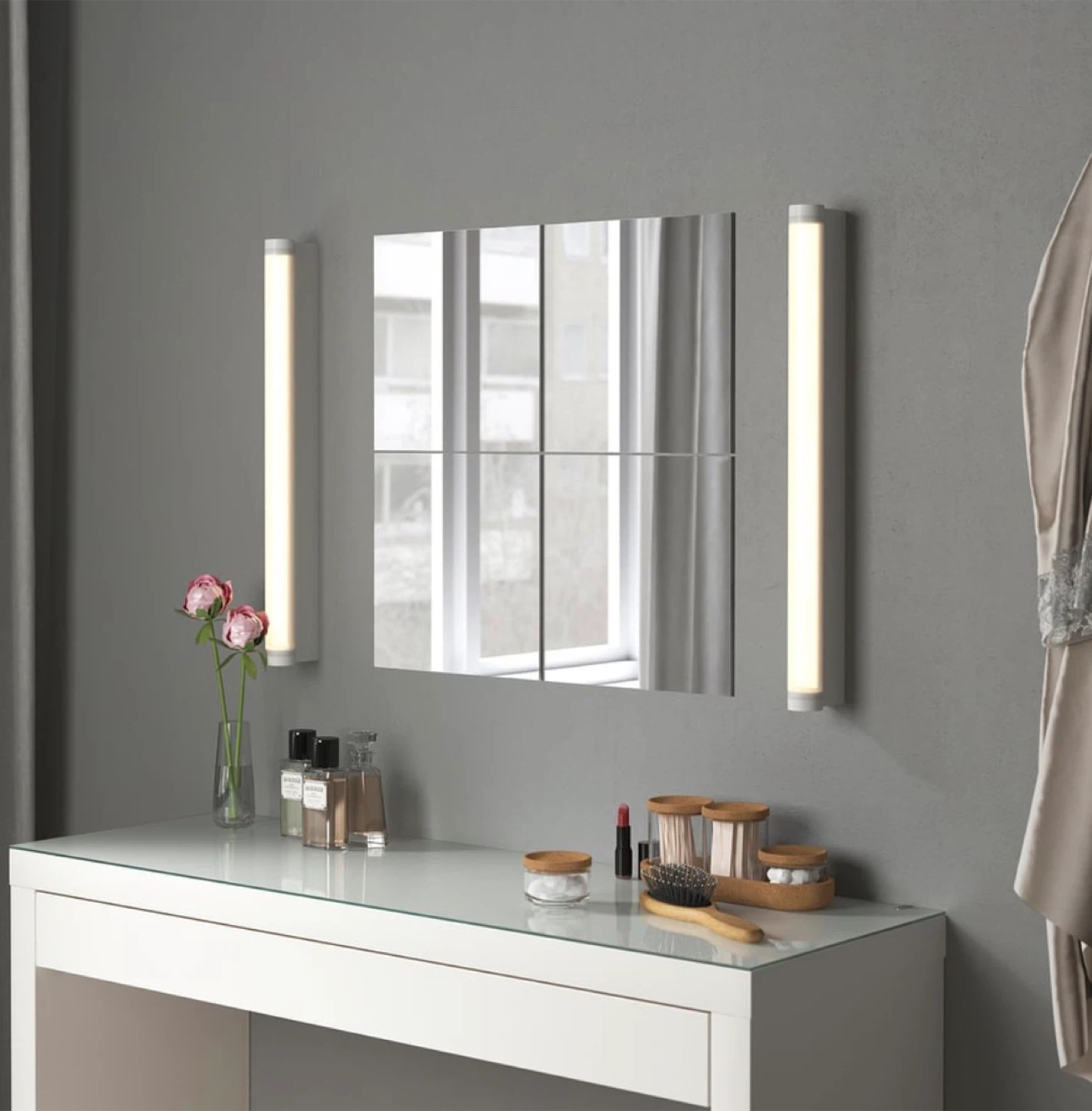 IKEA BLODLÖNN Mirror Tiles (Set of 4) - photo 3