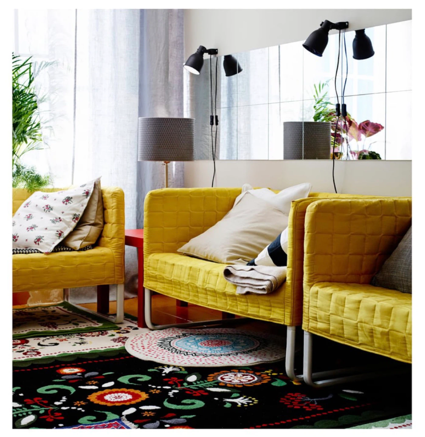 IKEA BLODLÖNN Mirror Tiles (Set of 4) - photo 4